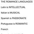 American is the best Roman language
