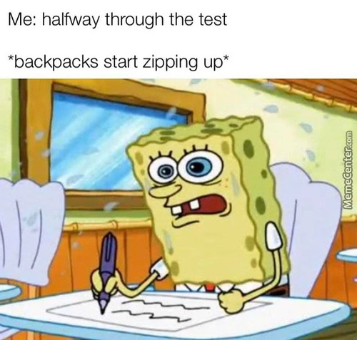 Exams always - meme