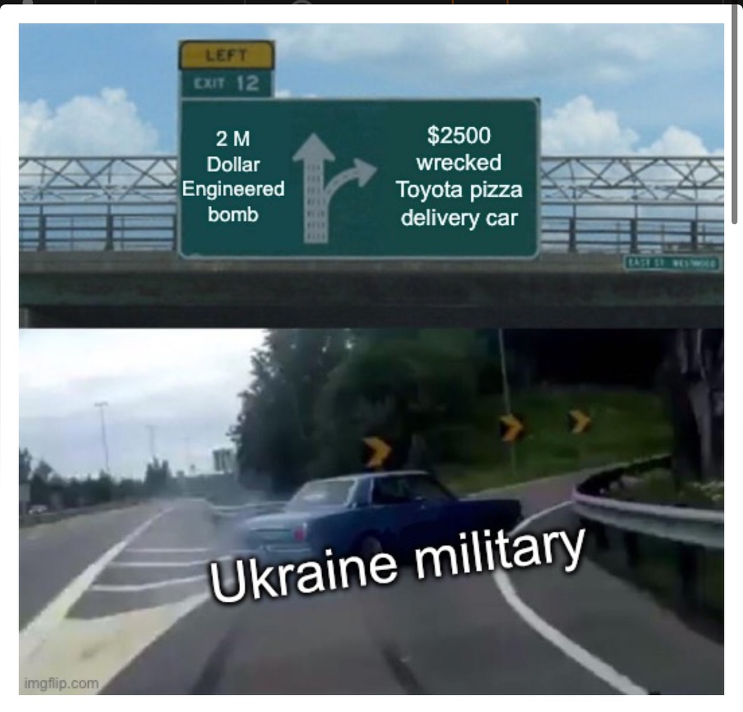 Hydrogen bomb on a pizza budget - meme