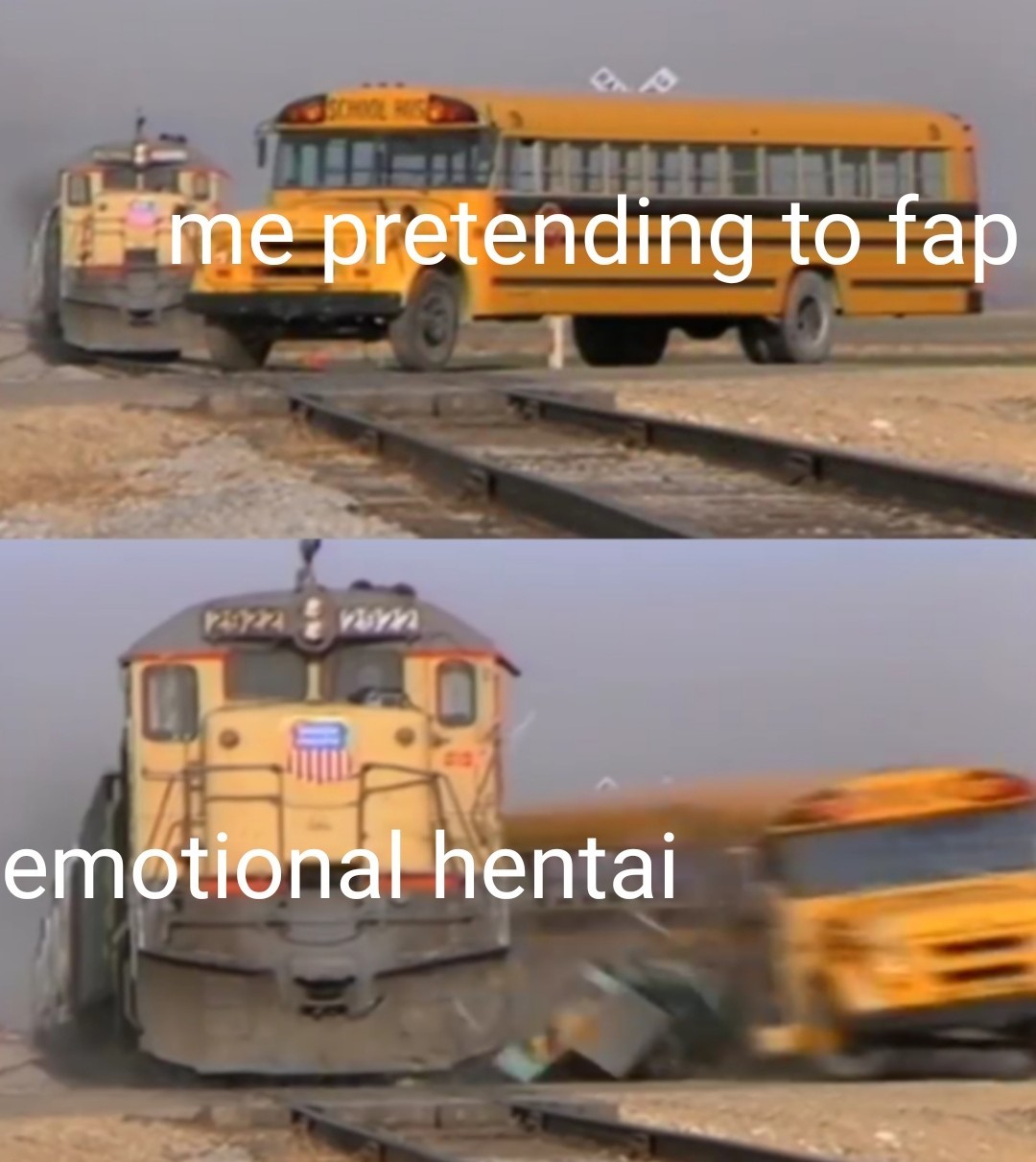 Emotional hentai is good - meme