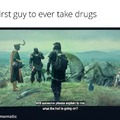First drug user