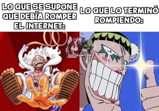 Cuando One Piece no rompió el internet - meme