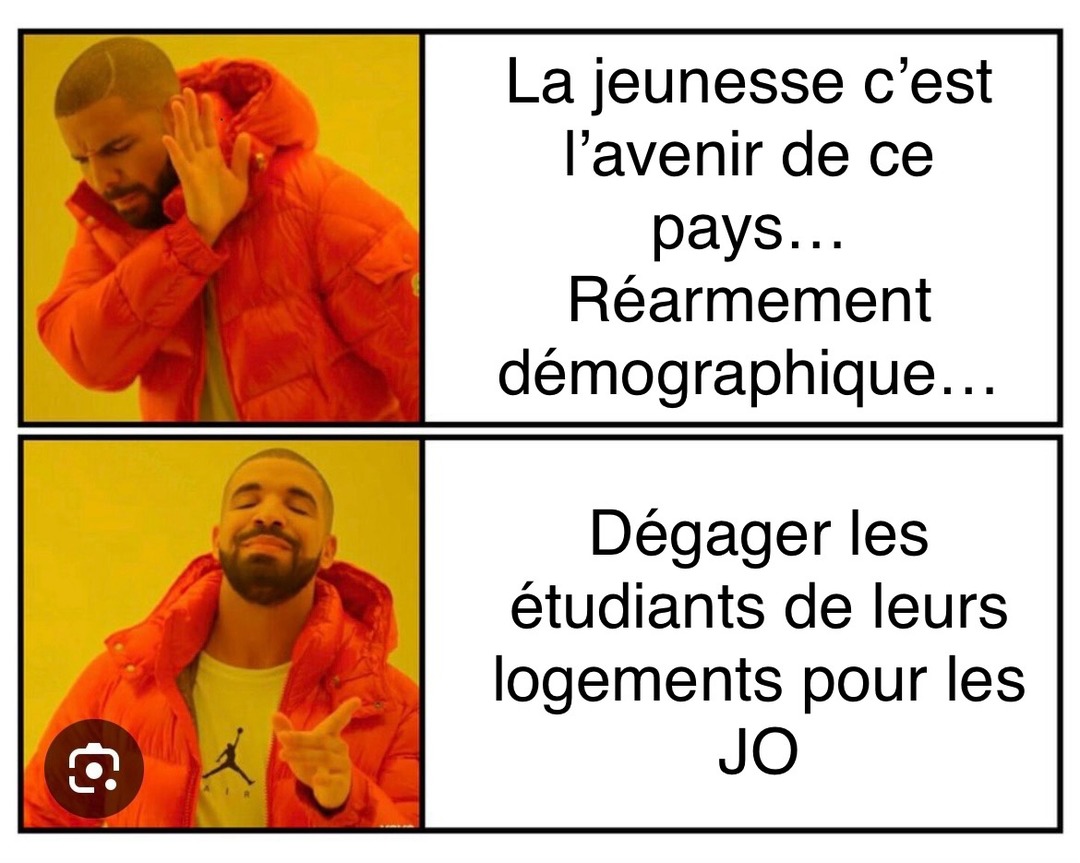 Le gouvernement français  - meme