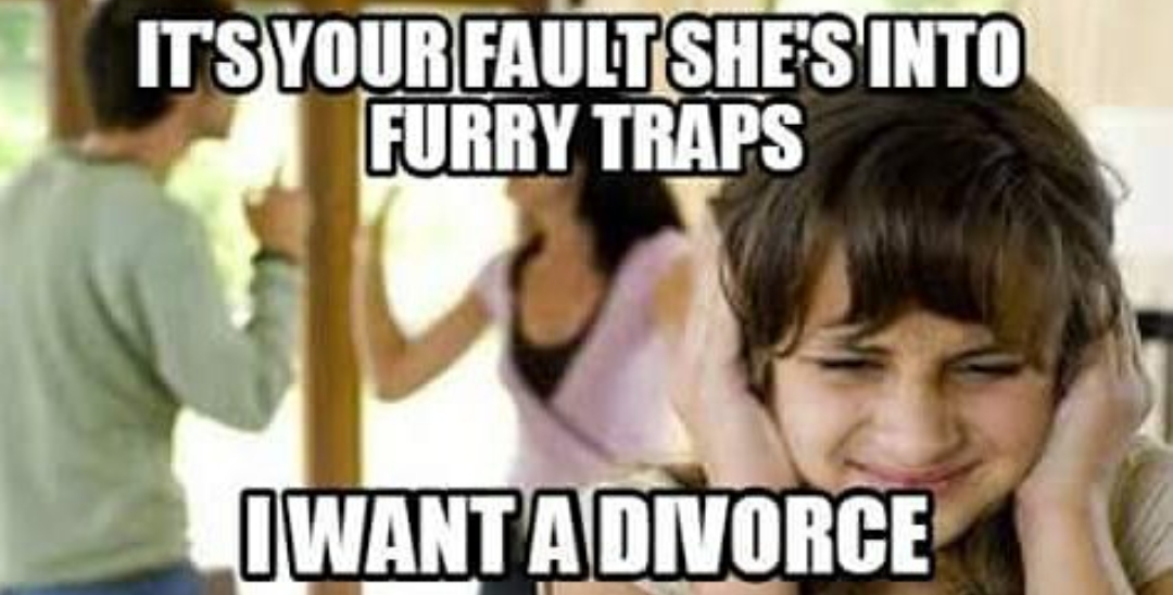 this is the reason my parents had a divorce ;-; - meme