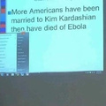 More Americans have been married to Kim Kardashian than have died of Ebola