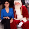 Mia Khalifa y Santa Claus
