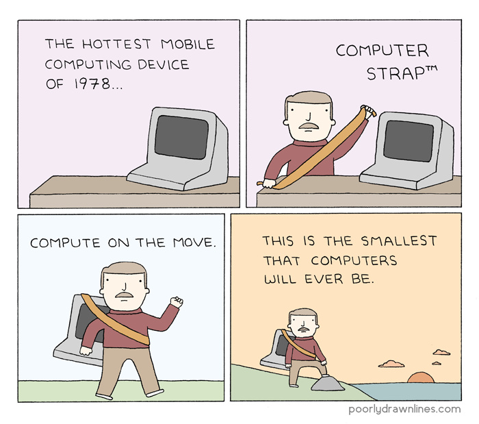 It's the first wireless computer - meme