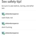Sex safety
