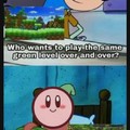 Sonic and Kirby share ideas