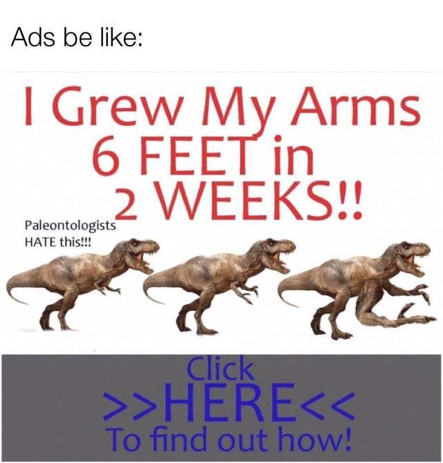 Paleontologists hate this! - meme