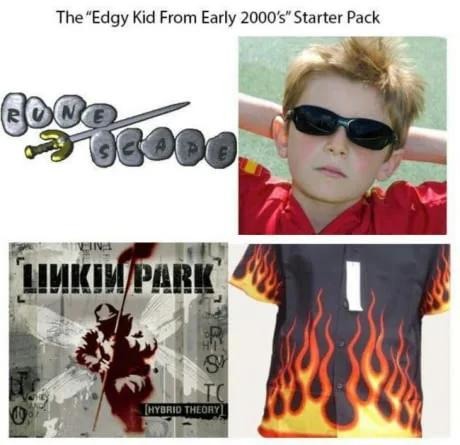 The Early 2000s kid starter pack was pure chaos - meme