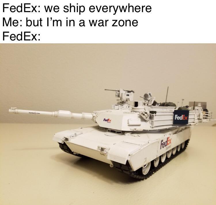 FedEx is a Militia - meme
