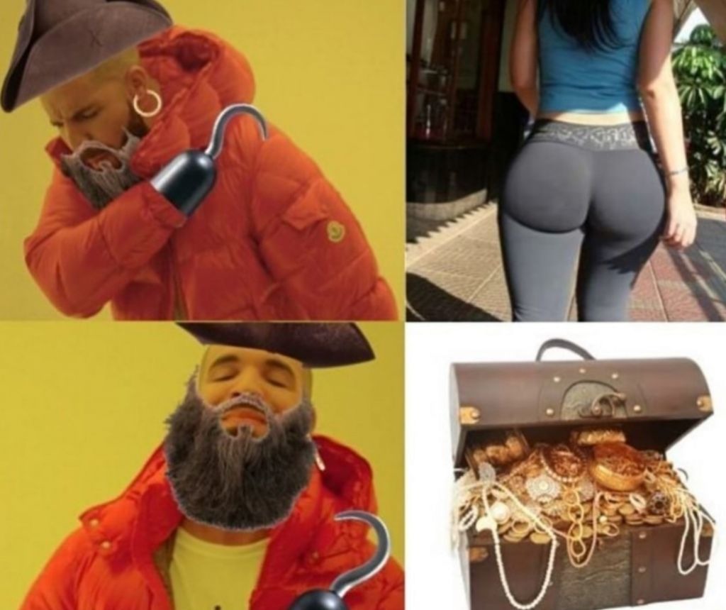 Get some booty - meme