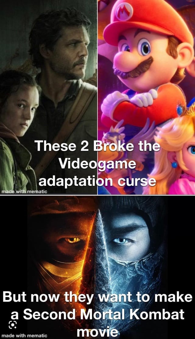 Videogame adaptations - meme