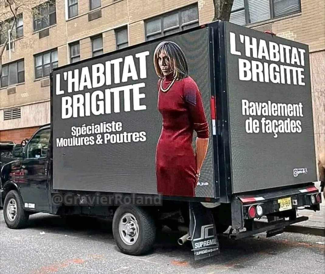 Macron aime l'habitat Brigitte - meme