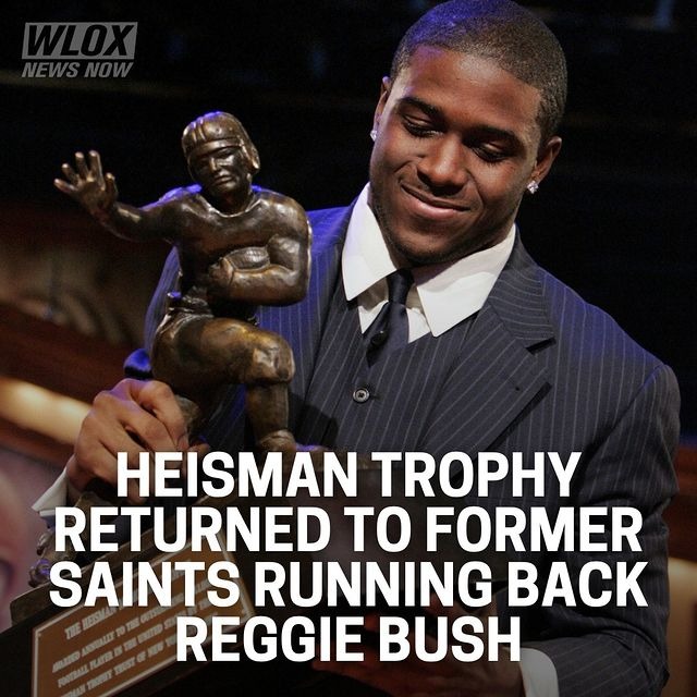 Reggie Bush heisman trophy meme
