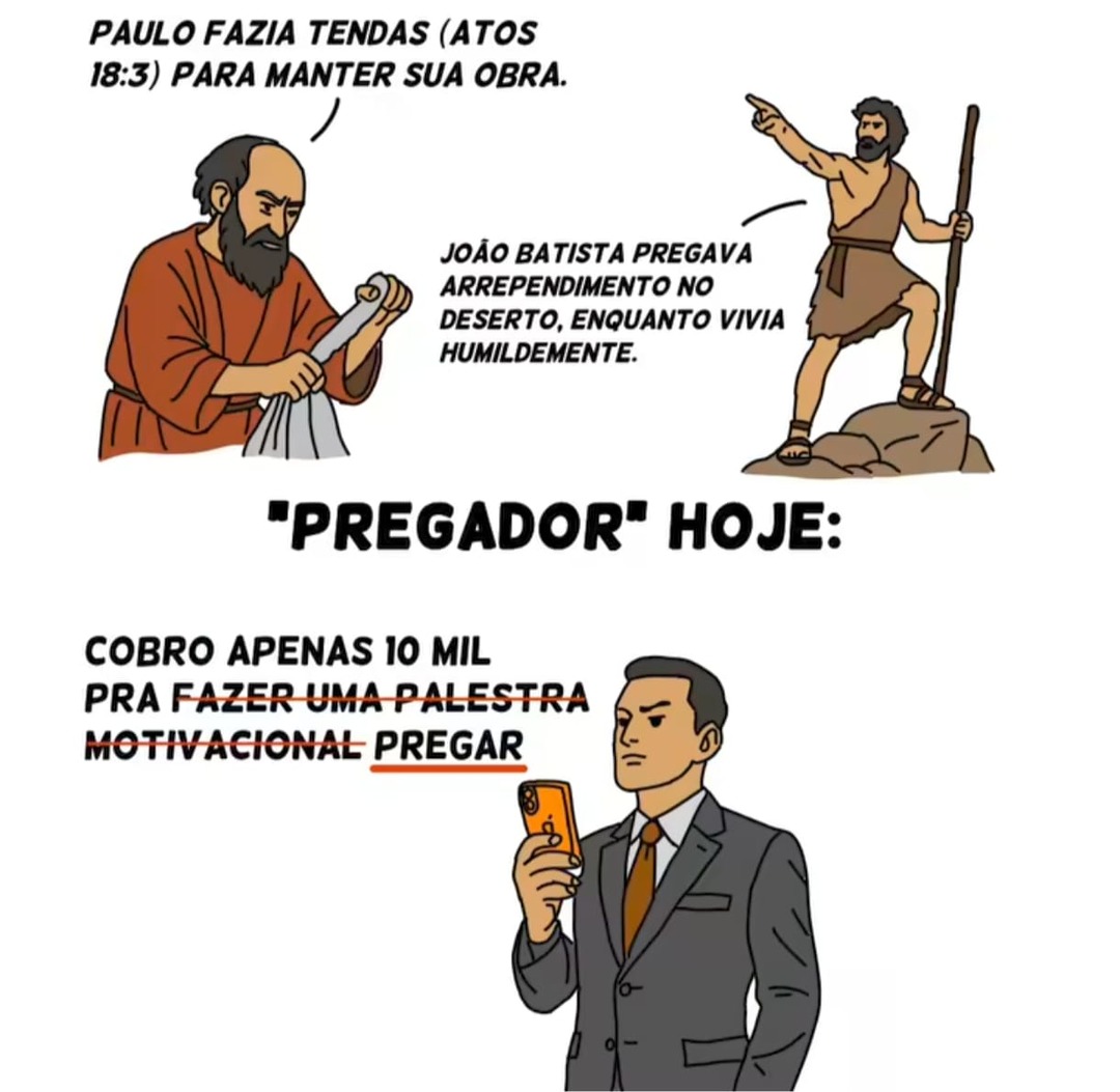 Pregadores - meme