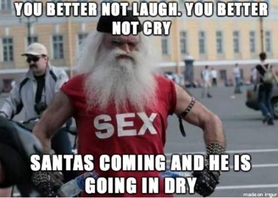 Santa got 6 inch - meme