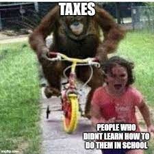 taxes - meme