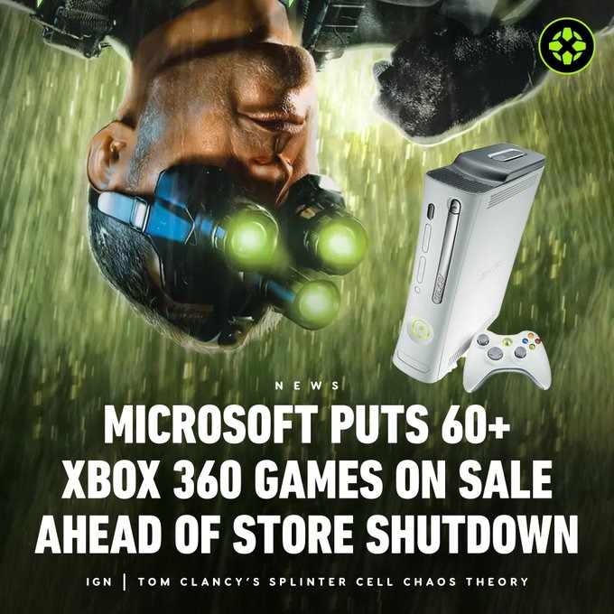 Microsoft puts 60+ Xbox 360 games on sale - meme