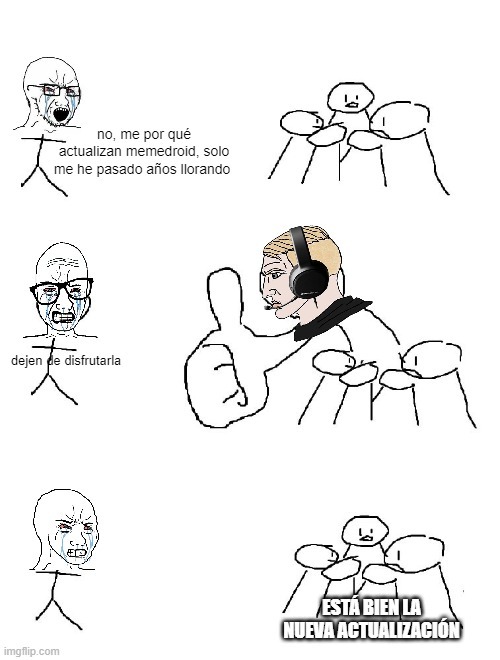 Dejen de llorar - meme