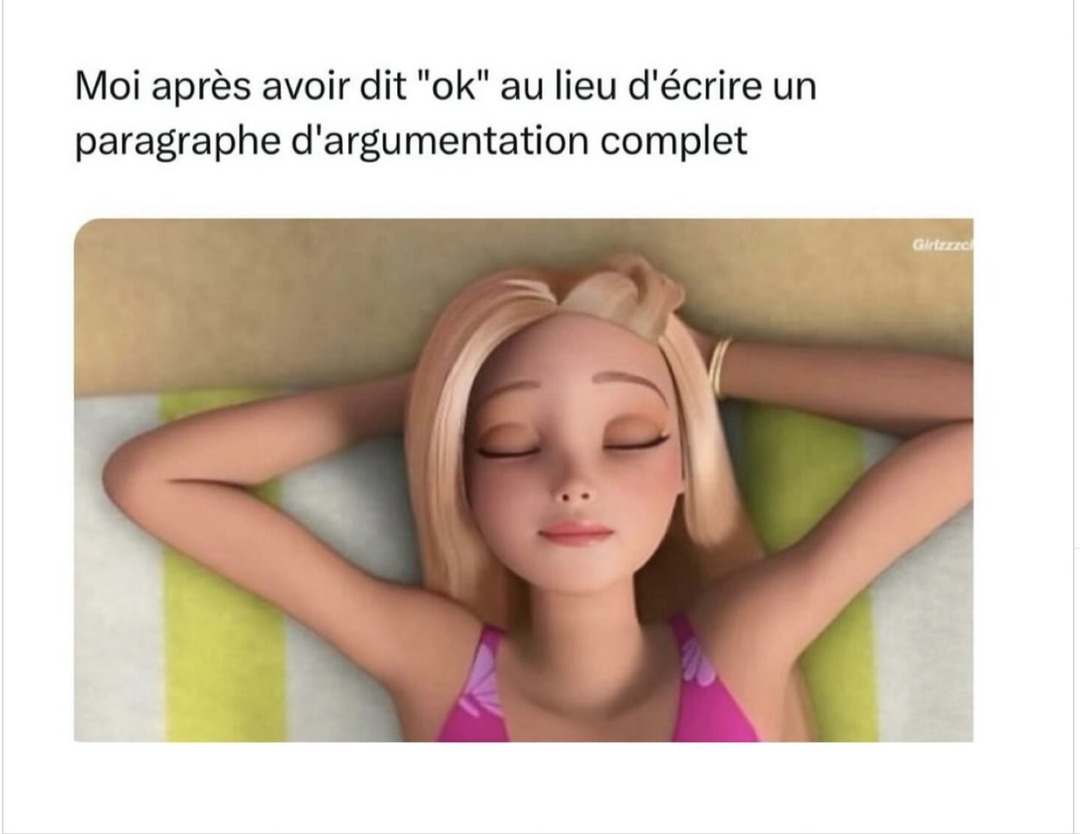 Manque le point après le ok. - meme