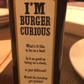 I'm burger curious
