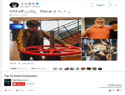 Top Ten anime Crssovers - meme