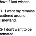 I want to go to Disneyland