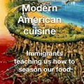 Modern American cuisine
