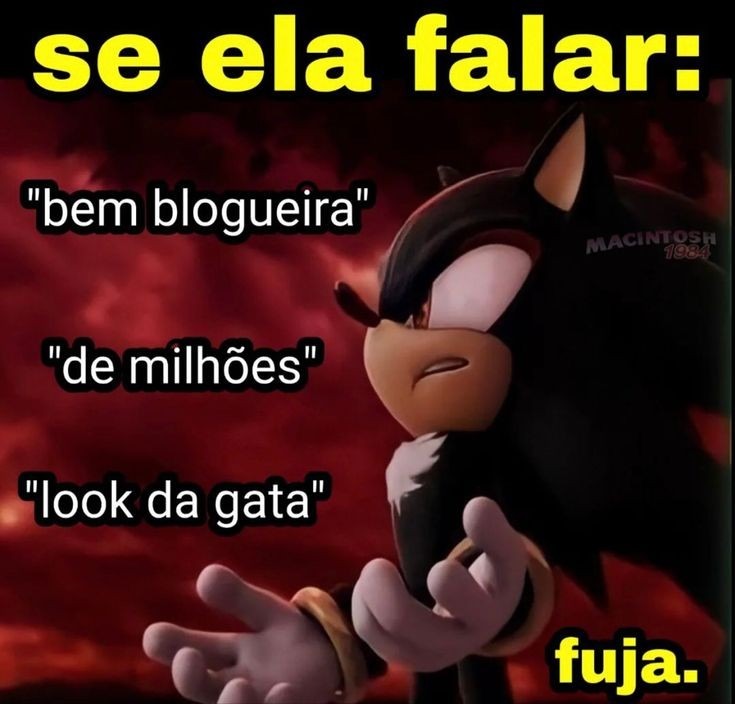 Dicas do Shadow - meme
