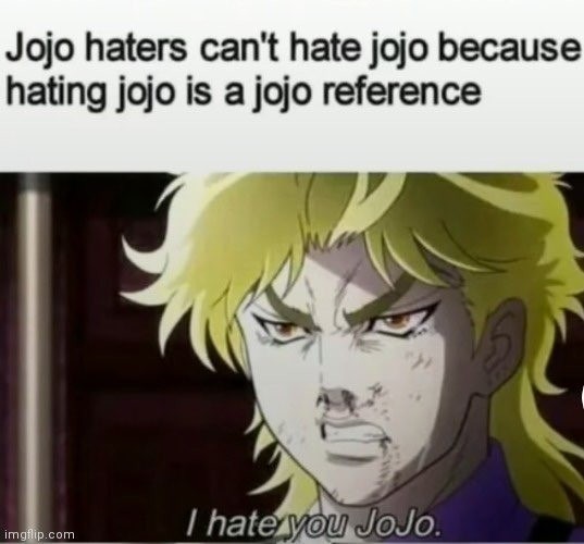 Is that a jojo referance - meme