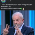Imagine o Lula votando 22 e foda se mkkkkk