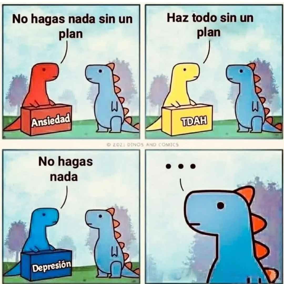 Trastornos resumidos - meme