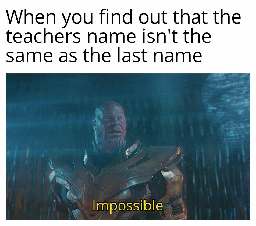 Impossible - meme