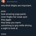 Thick thighs are the best