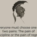 Choose the pain of discipline