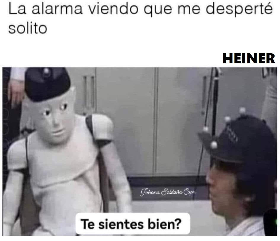 Hasta tu celular sabe que algo anda mal - meme
