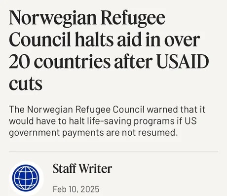 USAID cuts in action - meme