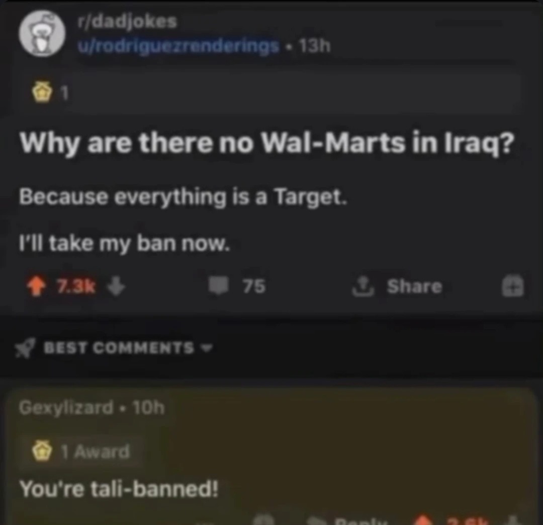 Iraq joke - meme