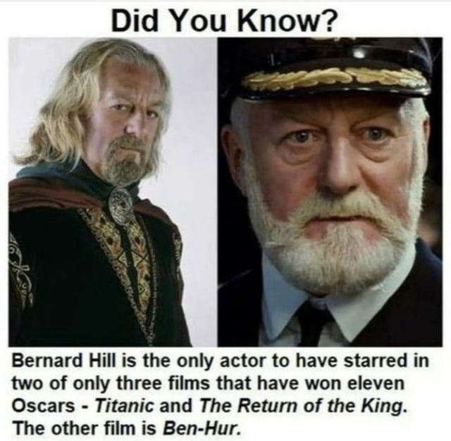 This man starred in two Oscar monsters - meme