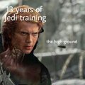 When he has the high ground