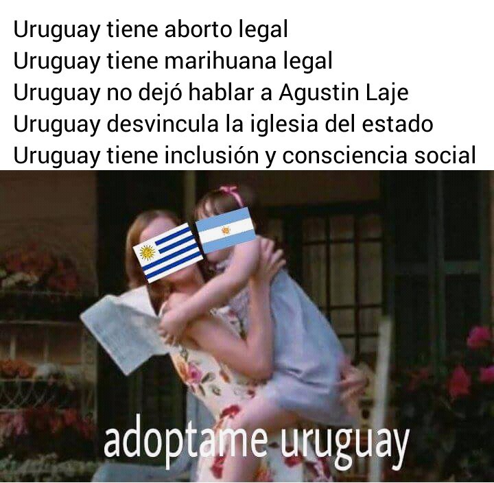 Me harté de esta mierda, me largo a Uruguay - meme
