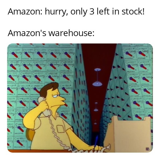Hurry, only 3 left in stock! - meme