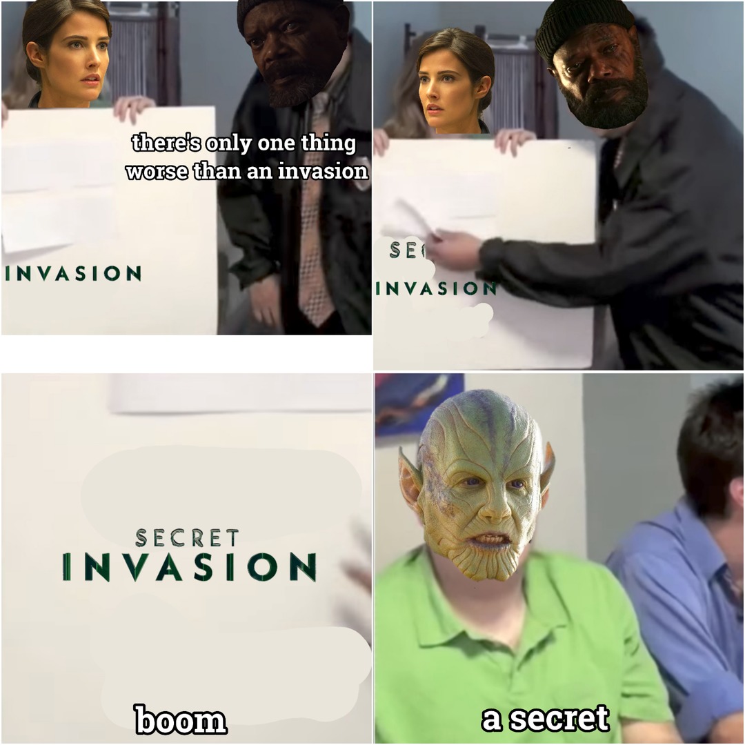 secret invasion meme