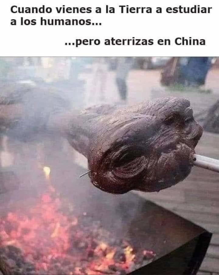Alien en China - meme