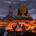 Shrek y Burro no intervienen porque los dioses no deben intervenir en los problemas de los mortales