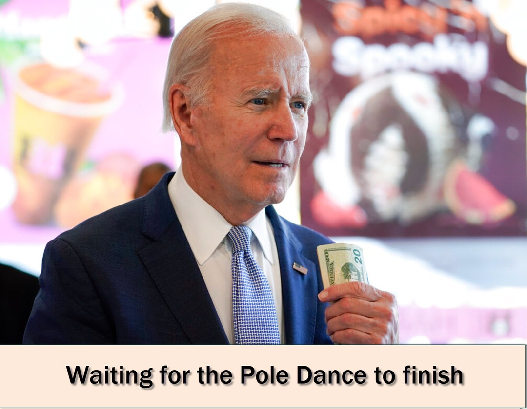 Waiting for the Pole Dance to finish - meme