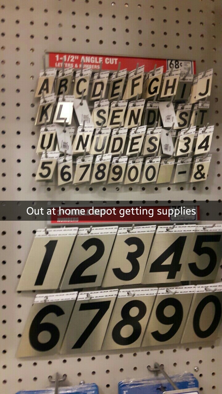 When i get bored at home depot - meme