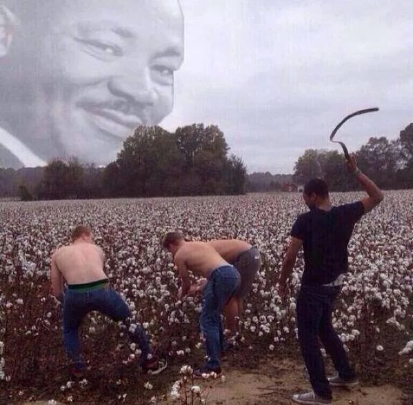 MLK dream according to BLM - meme
